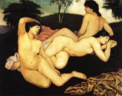 Emile Bernard After the Bath china oil painting image